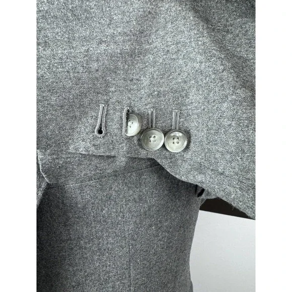 42R Hartmanns Custom Gray 2 Piece Suit - Pants 36/30 Italian Wool Mens Italian